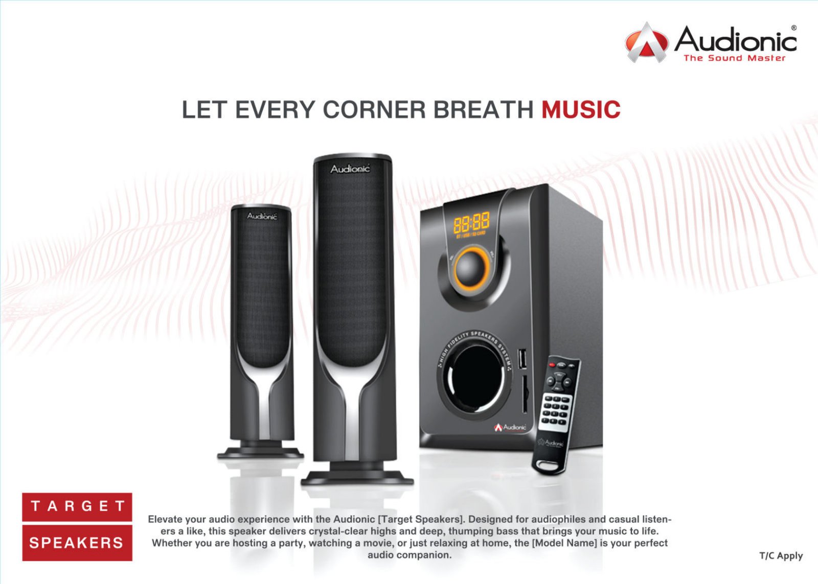 Audionic Target Speakers Ad
