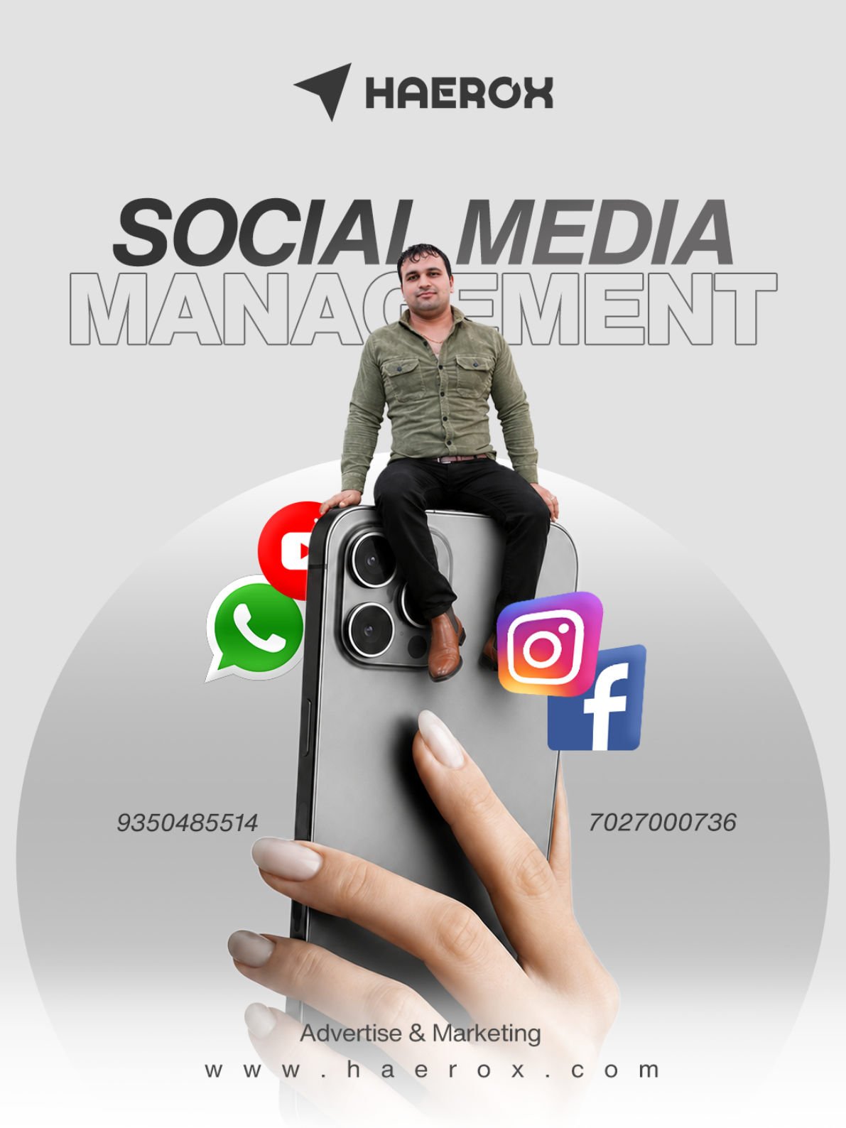 HAEROX Social Media Management Ad