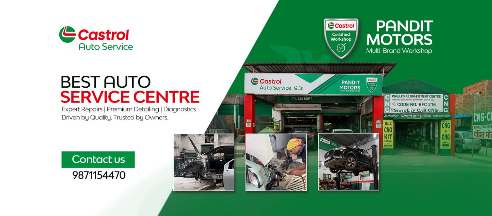 Pandit Motors Auto Service Banner