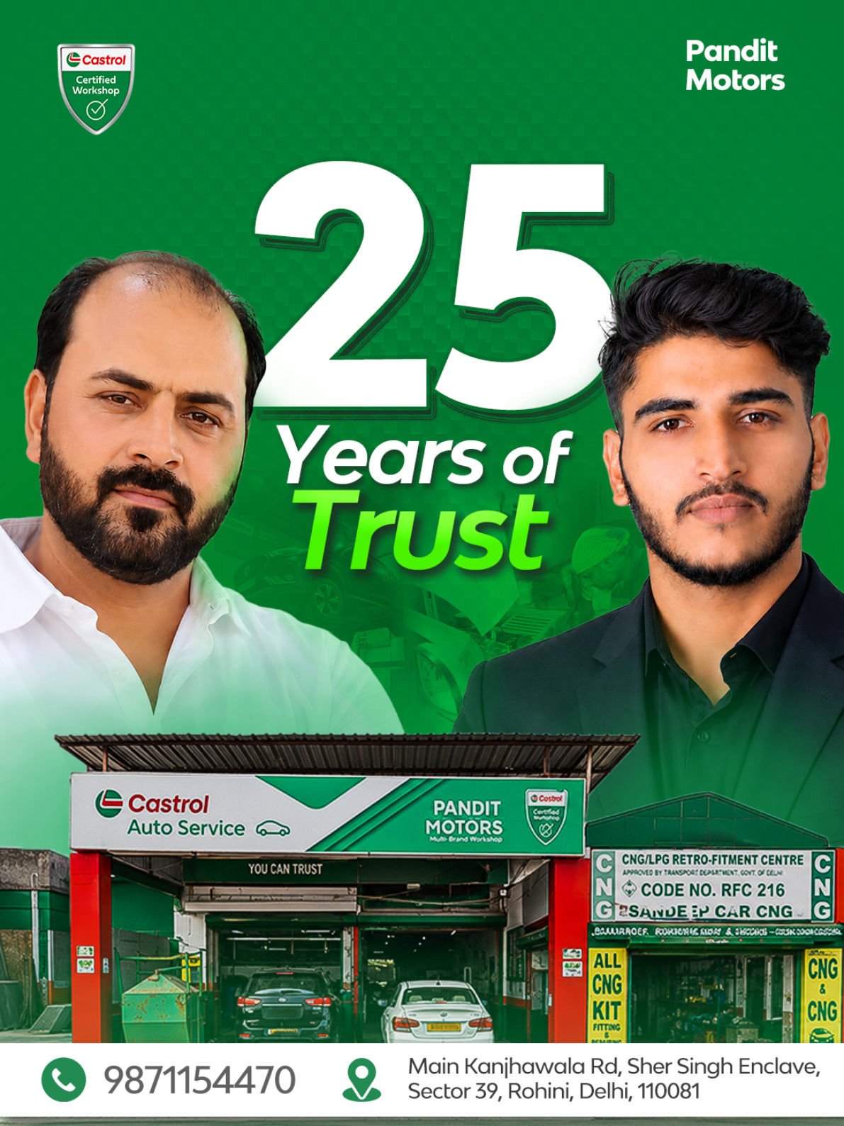 Pandit Motors 25 Years of Trust